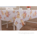 Nappe de luxe PEVA Floral Restaurant pour mariages